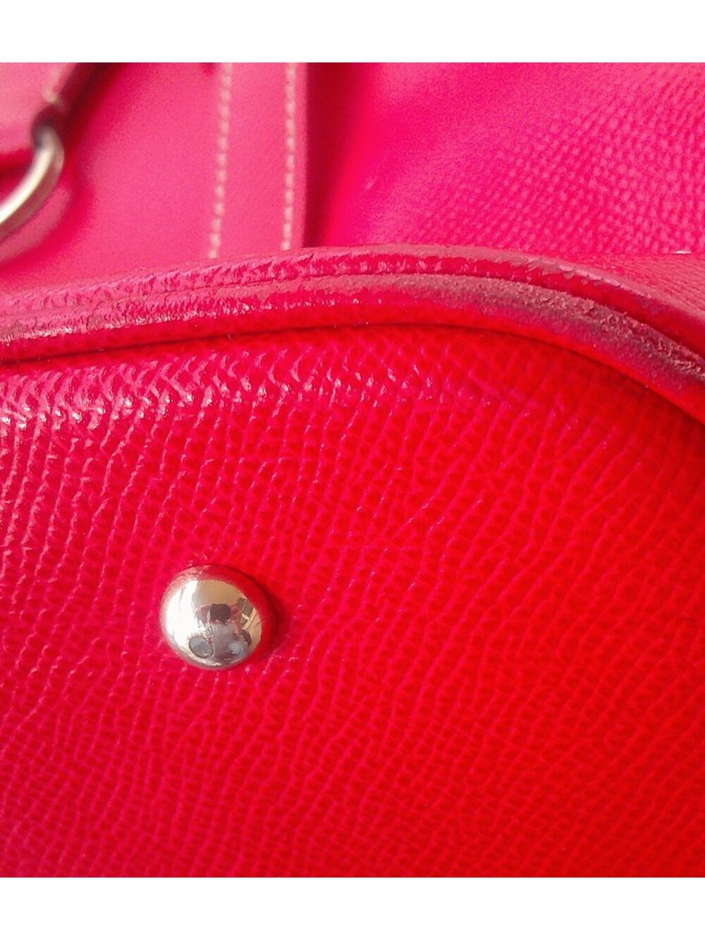 Dooney & Bourke Red Pebble Tote Bag Purse w/ Wallet - Picture 9 of 10